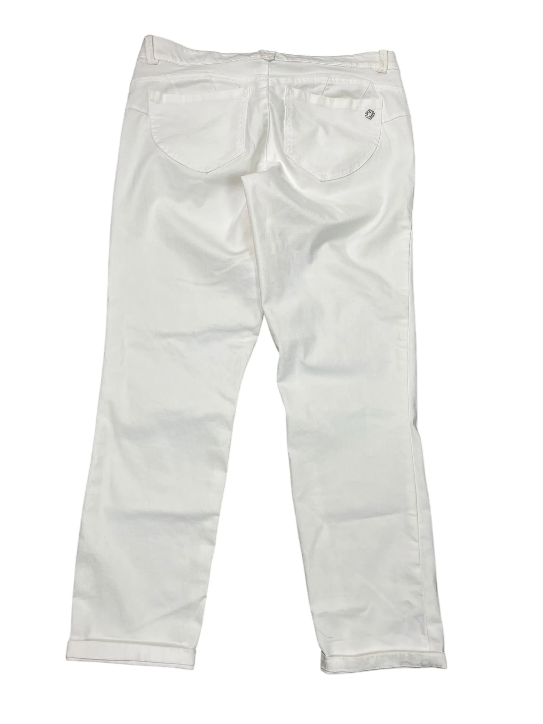 Jeans Skinny By Democracy In White Denim, Size:10