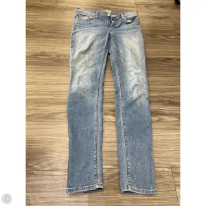 Jeans Skinny By Hudson In Blue Denim, Size: 4