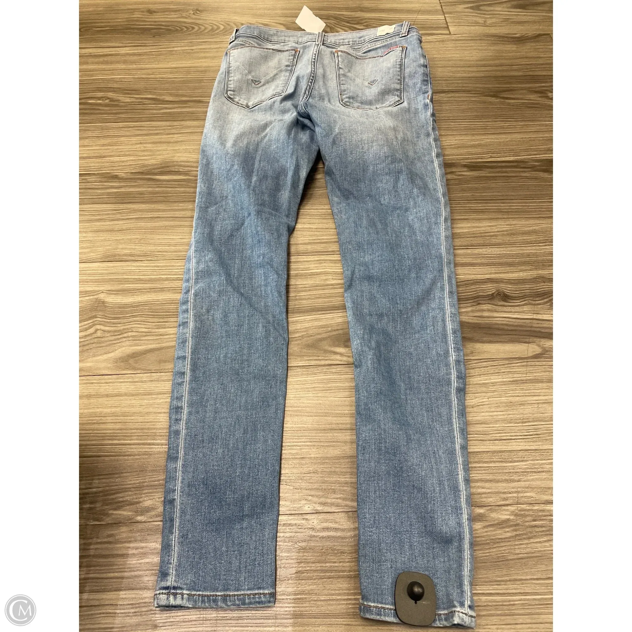 Jeans Skinny By Hudson In Blue Denim, Size: 4