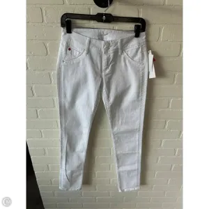 Jeans Skinny By Hudson In White Denim, Size: 2