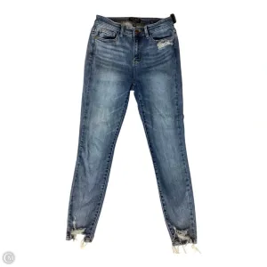 Jeans Skinny By Judy Blue In Blue Denim, Size: 6