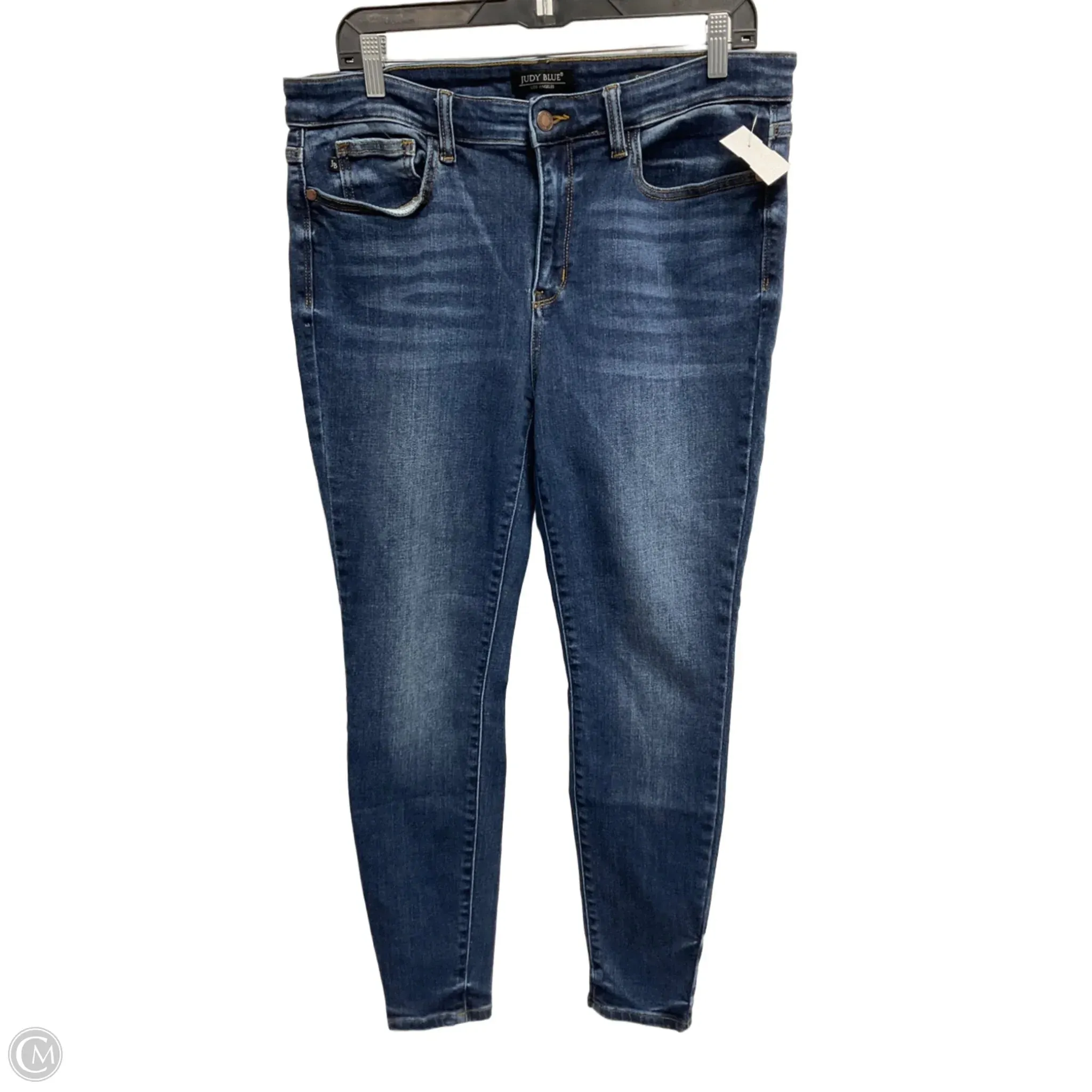 Jeans Skinny By Judy Blue In Blue, Size: 14