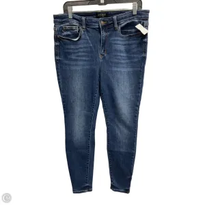 Jeans Skinny By Judy Blue In Blue, Size: 14