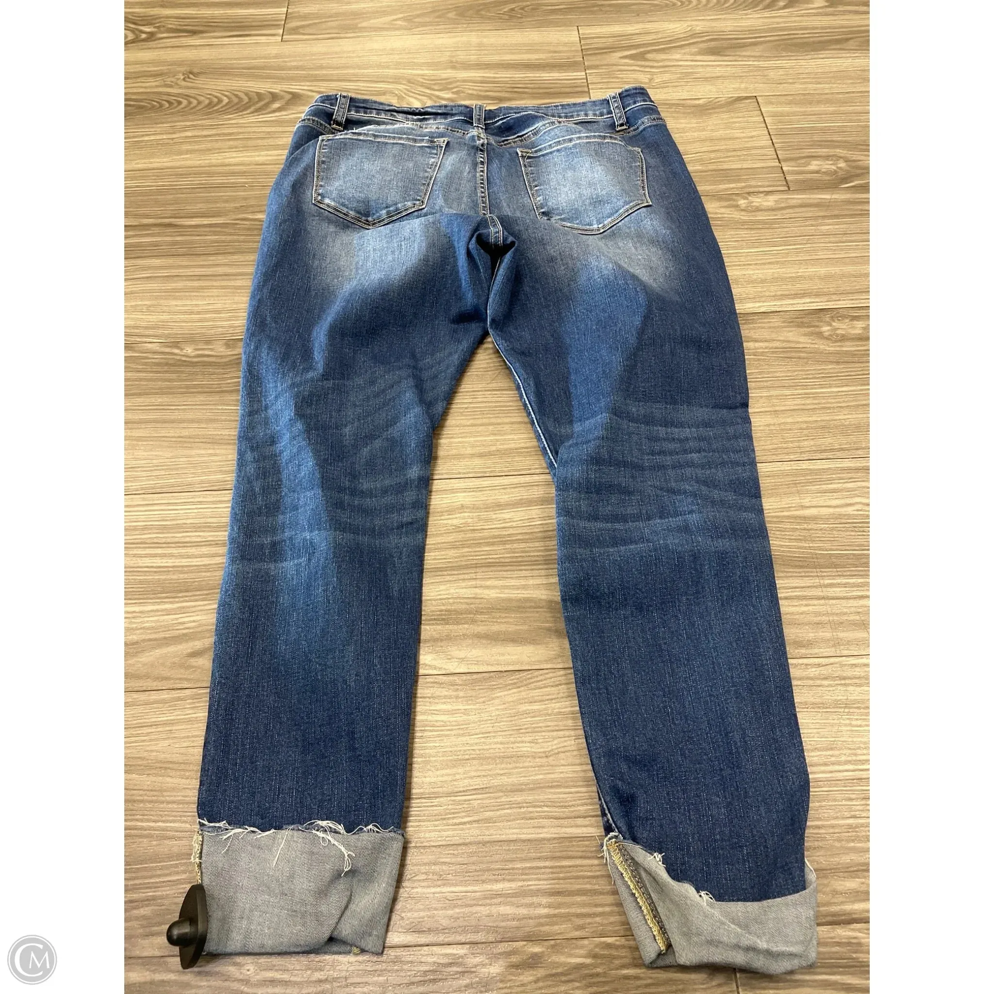 Jeans Skinny By Kancan In Blue, Size: 16