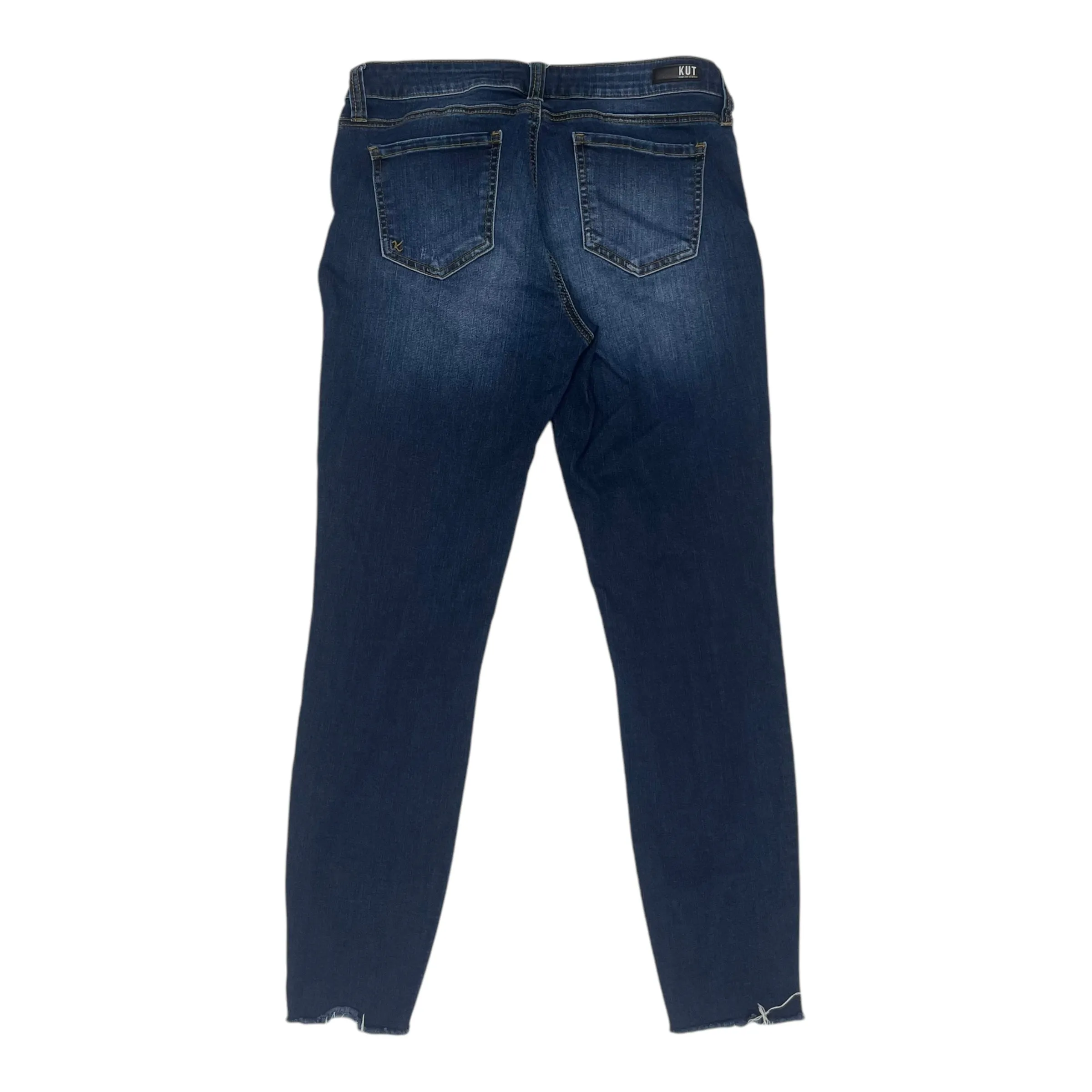 Jeans Skinny By Kut In Blue Denim, Size:10