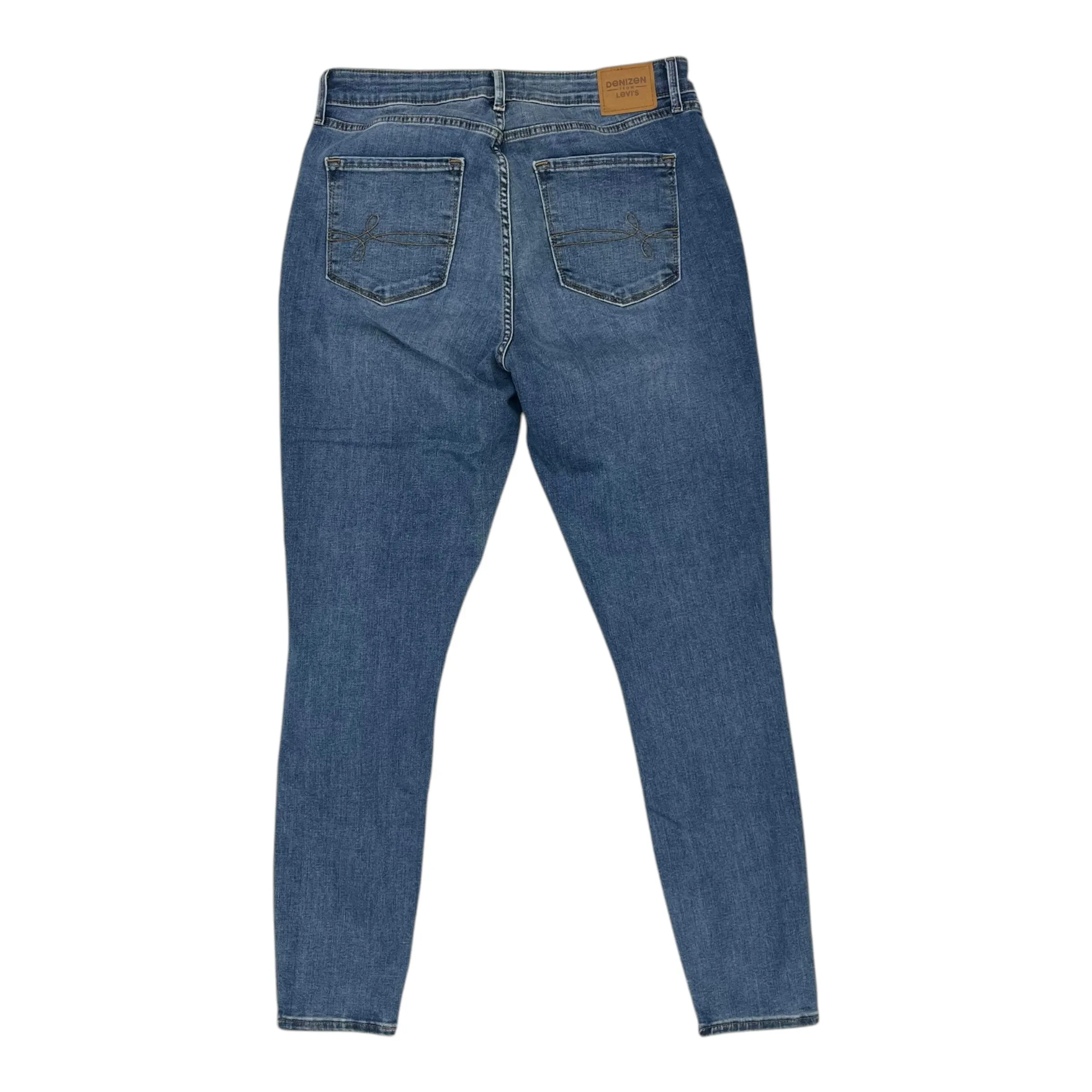 Jeans Skinny By Levis In Blue Denim, Size:12