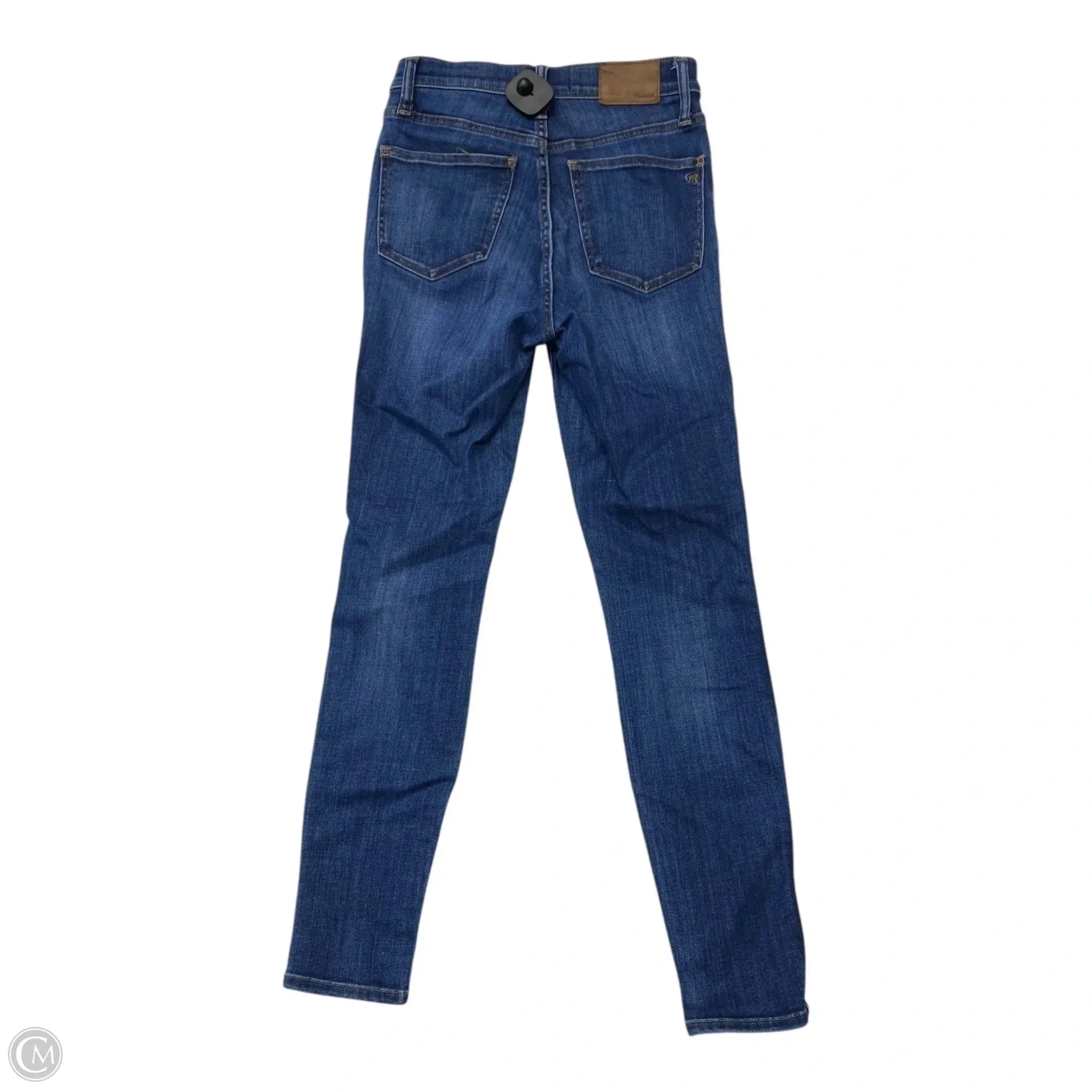 Jeans Skinny By Madewell In Blue, Size: 0