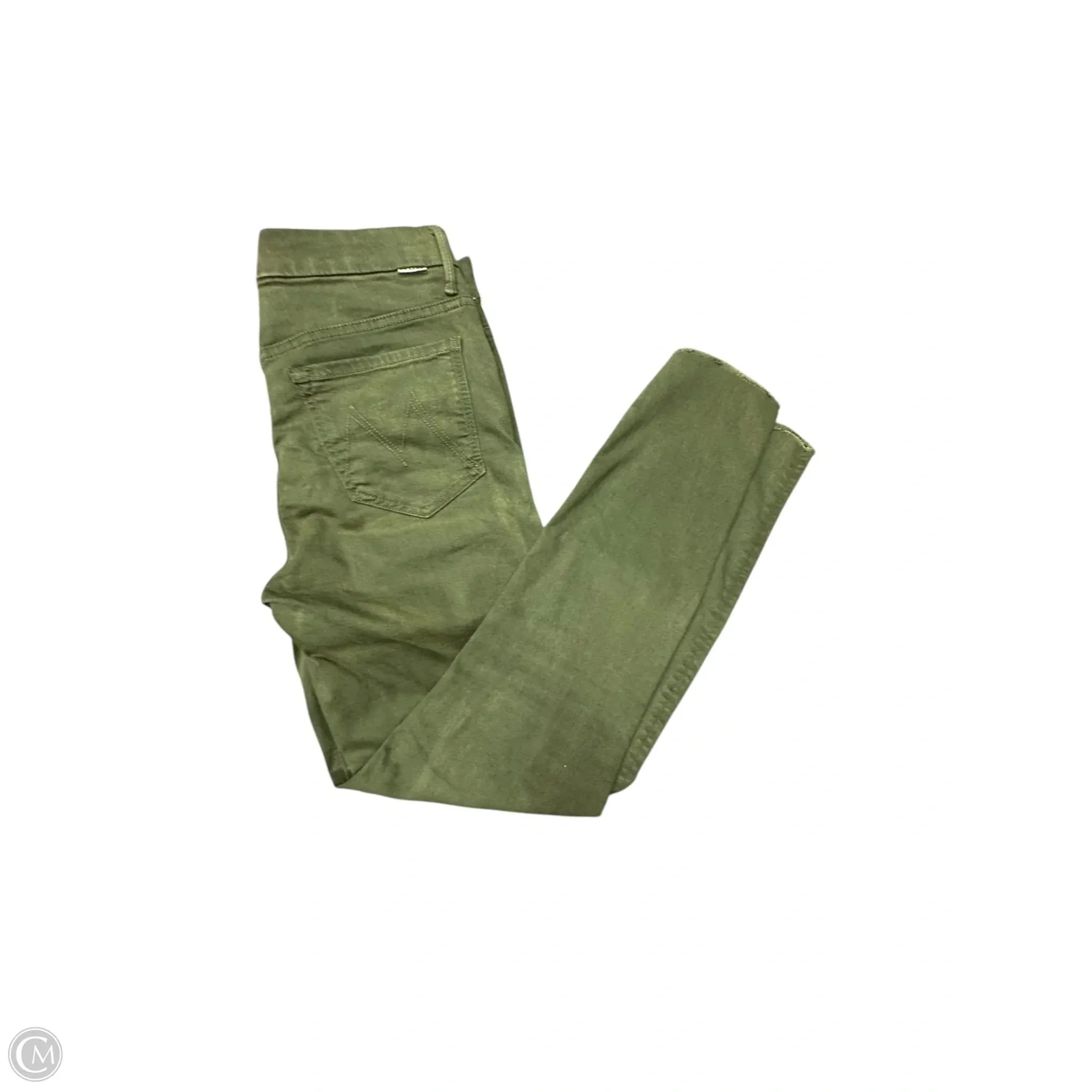 Jeans Skinny By Mother In Green, Size: 6