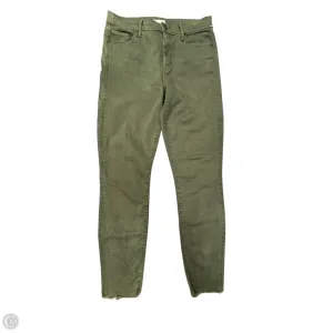 Jeans Skinny By Mother In Green, Size: 6