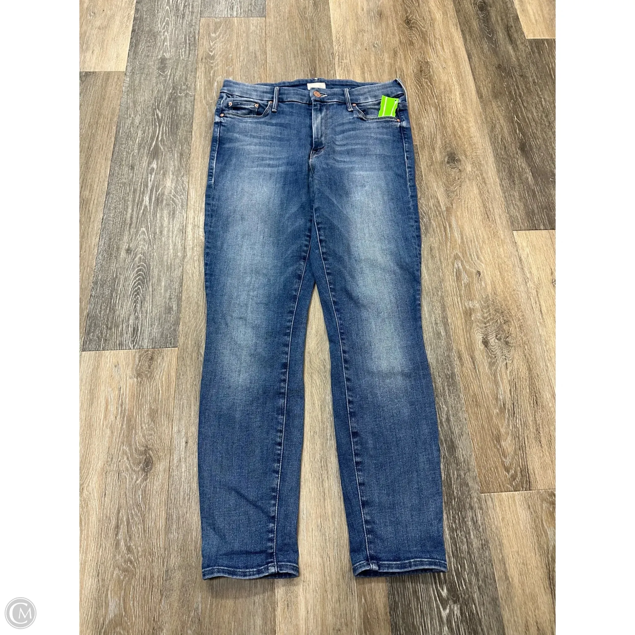 Jeans Skinny By Mother Jeans In Blue Denim, Size: 6