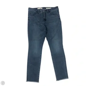 Jeans Skinny By Pilcro In Blue Denim, Size: 14