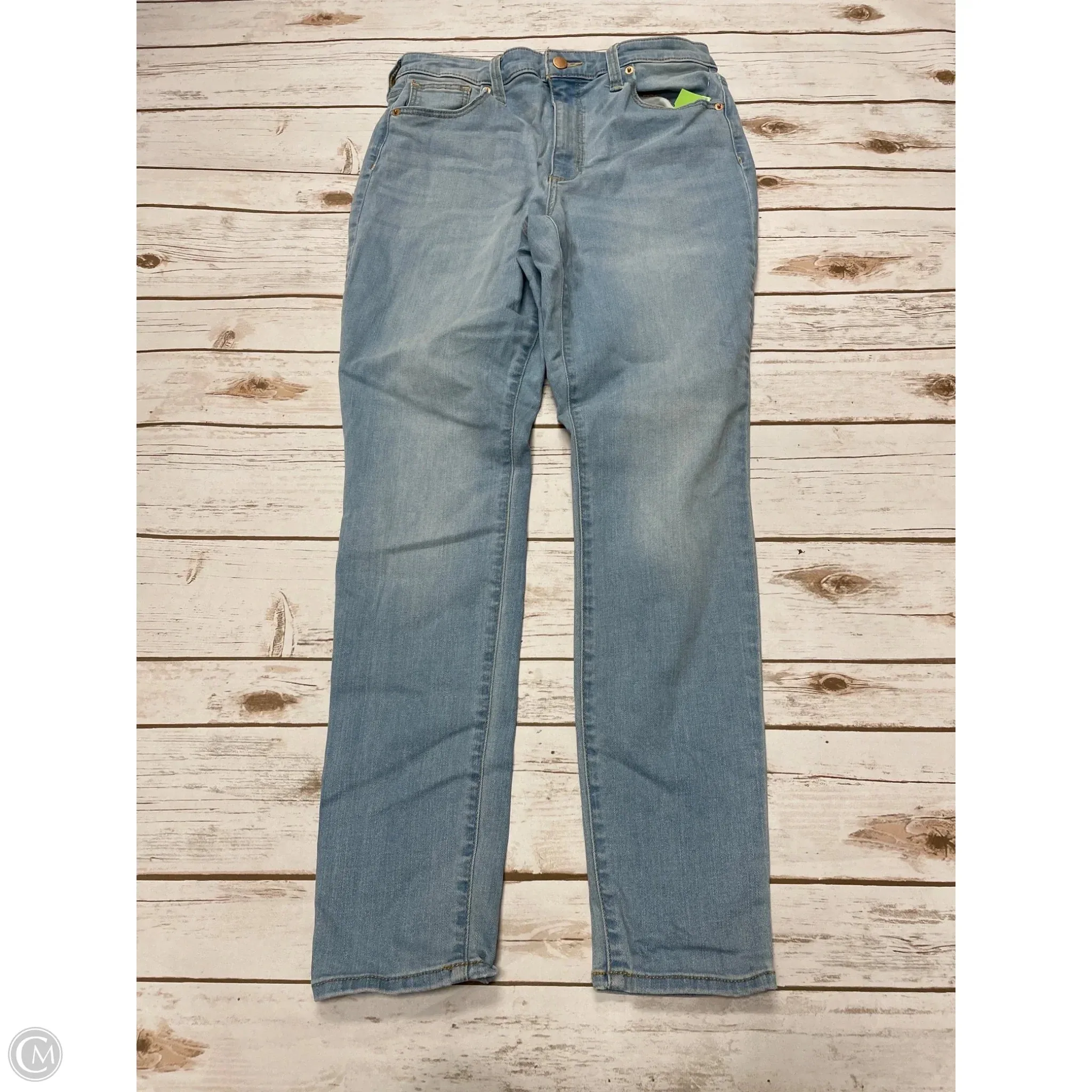 Jeans Skinny By Universal Thread In Blue Denim, Size: 10