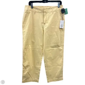Jeans Straight By A New Day In Yellow, Size: 10