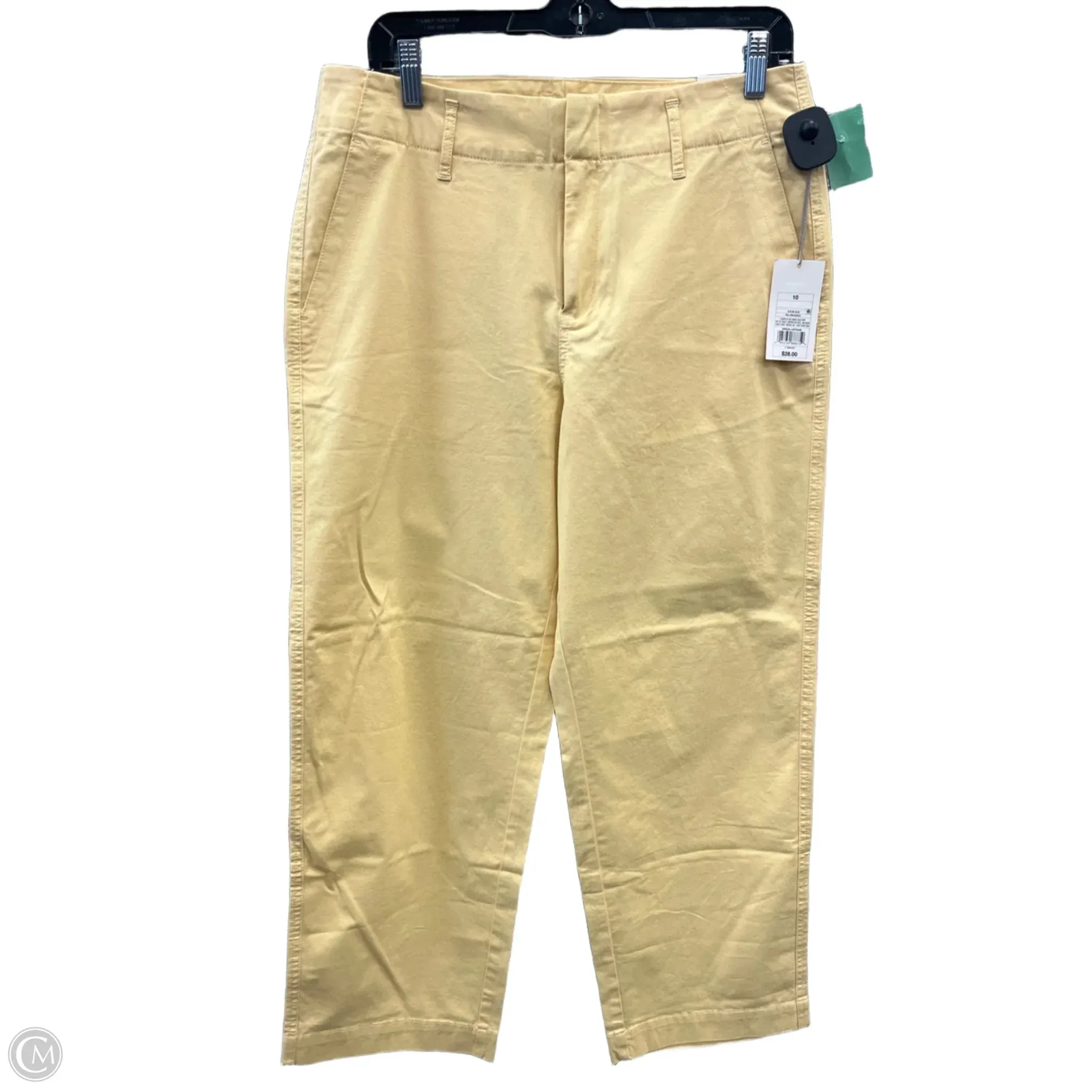 Jeans Straight By A New Day In Yellow, Size: 10