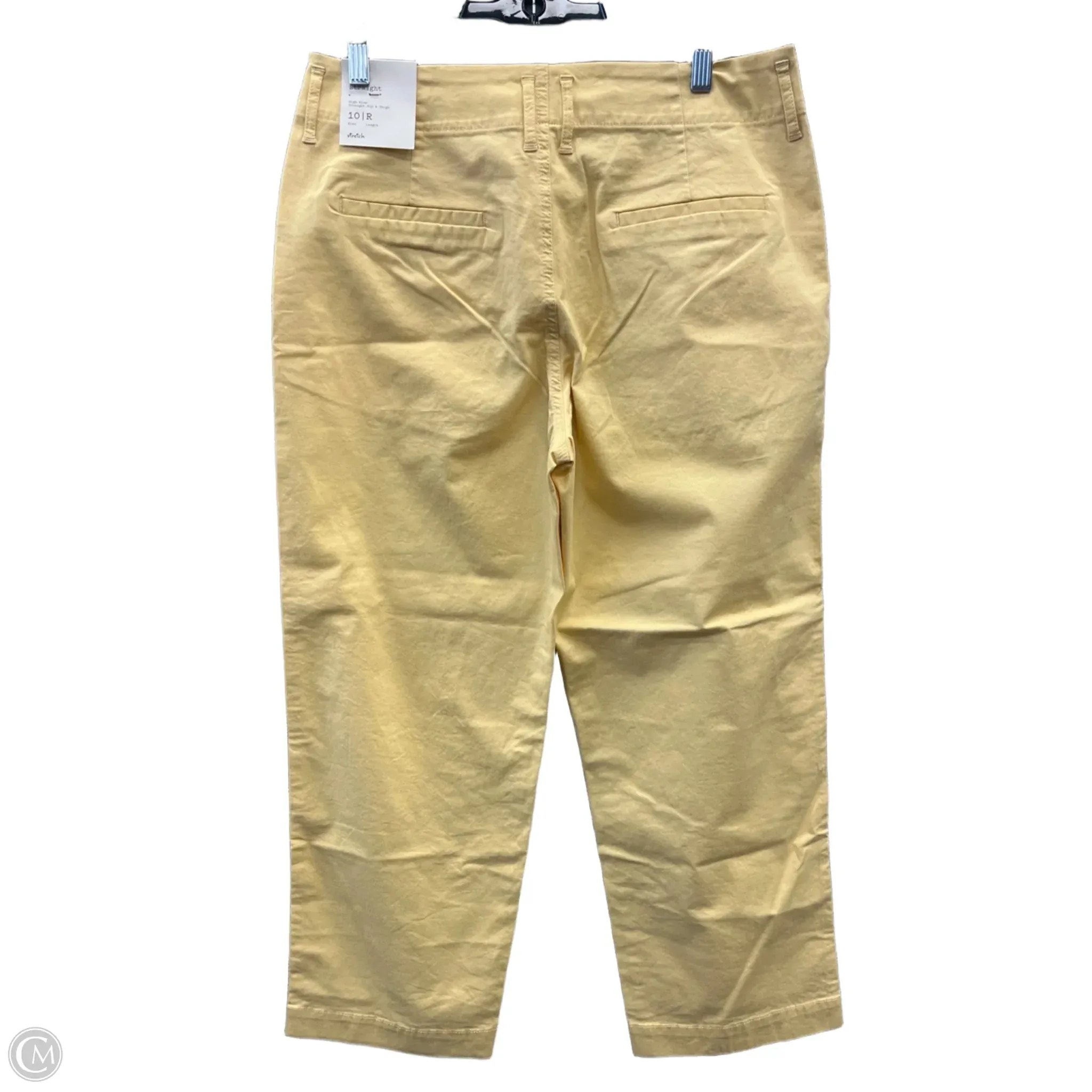 Jeans Straight By A New Day In Yellow, Size: 10