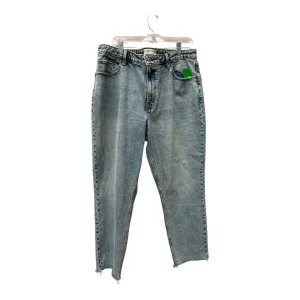 Jeans Straight By Abercrombie And Fitch In Blue, Size:16