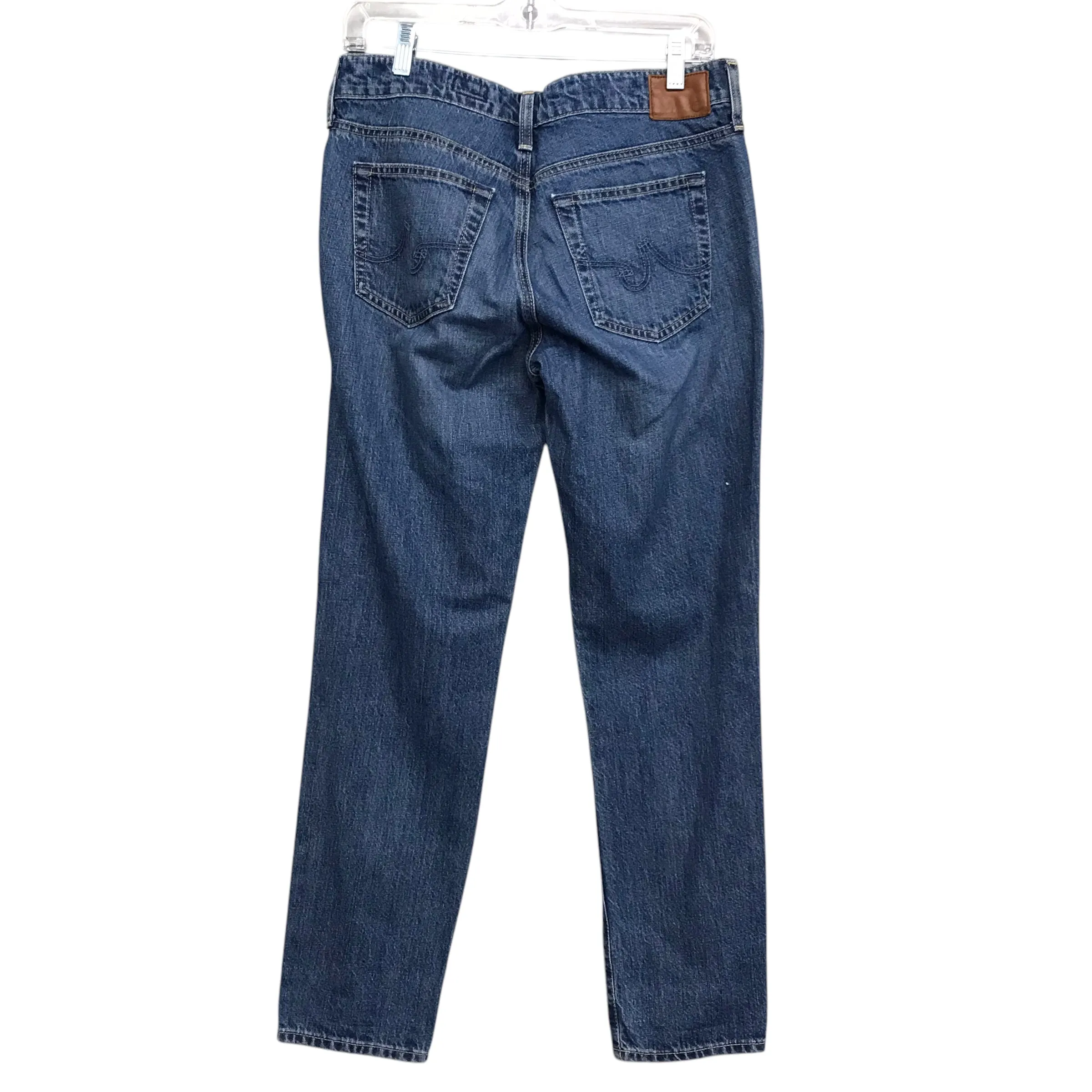 Jeans Straight By Adriano Goldschmied In Blue Denim, Size:4