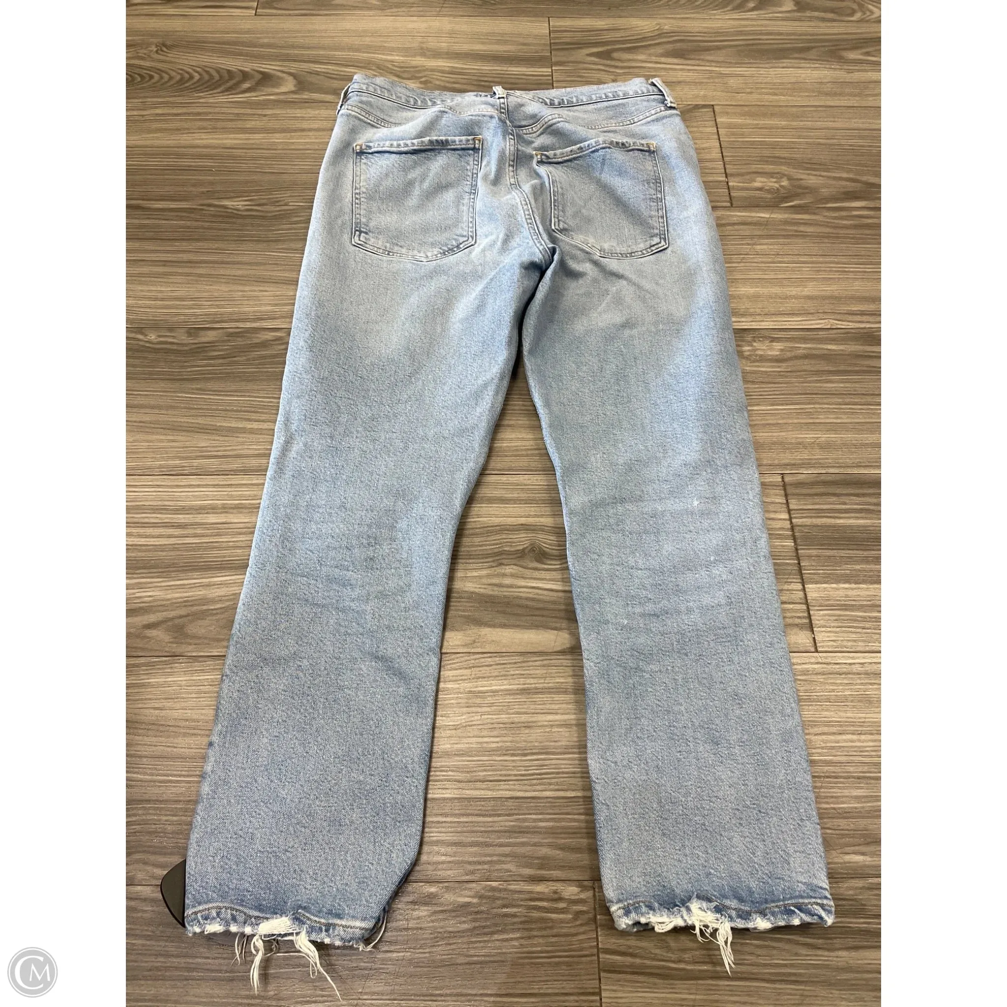 Jeans Straight By Agolde In Blue, Size: 10