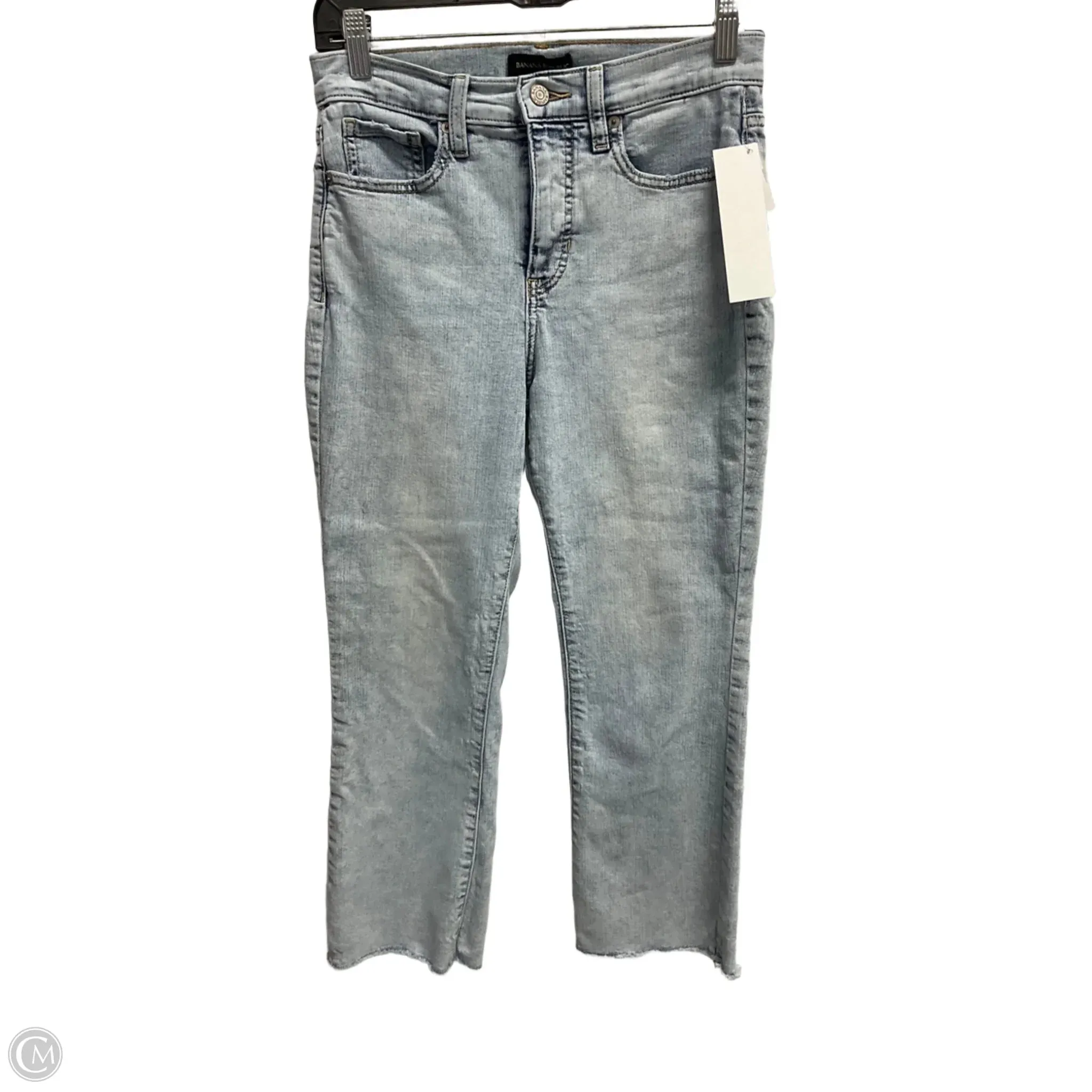 Jeans Straight By Banana Republic In Blue, Size: 6p