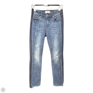 Jeans Straight By Cabi In Blue Denim, Size: 2