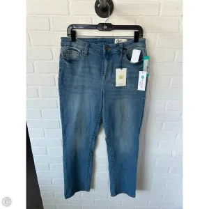 Jeans Straight By Clothes Mentor In Blue Denim, Size: 10