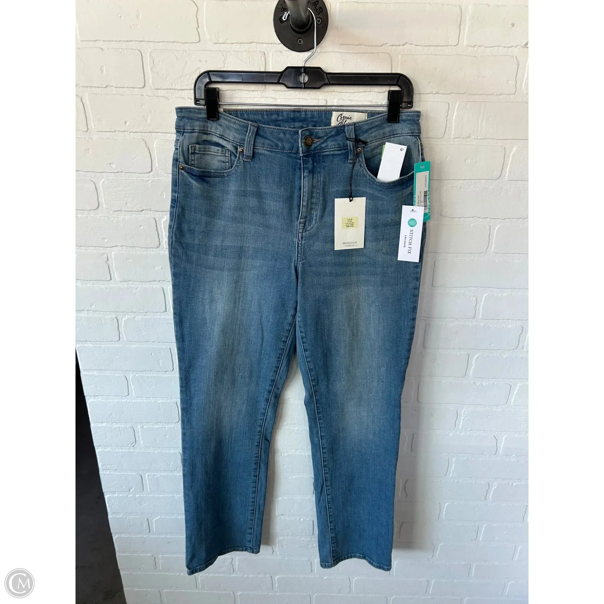 Jeans Straight By Clothes Mentor In Blue Denim, Size: 10