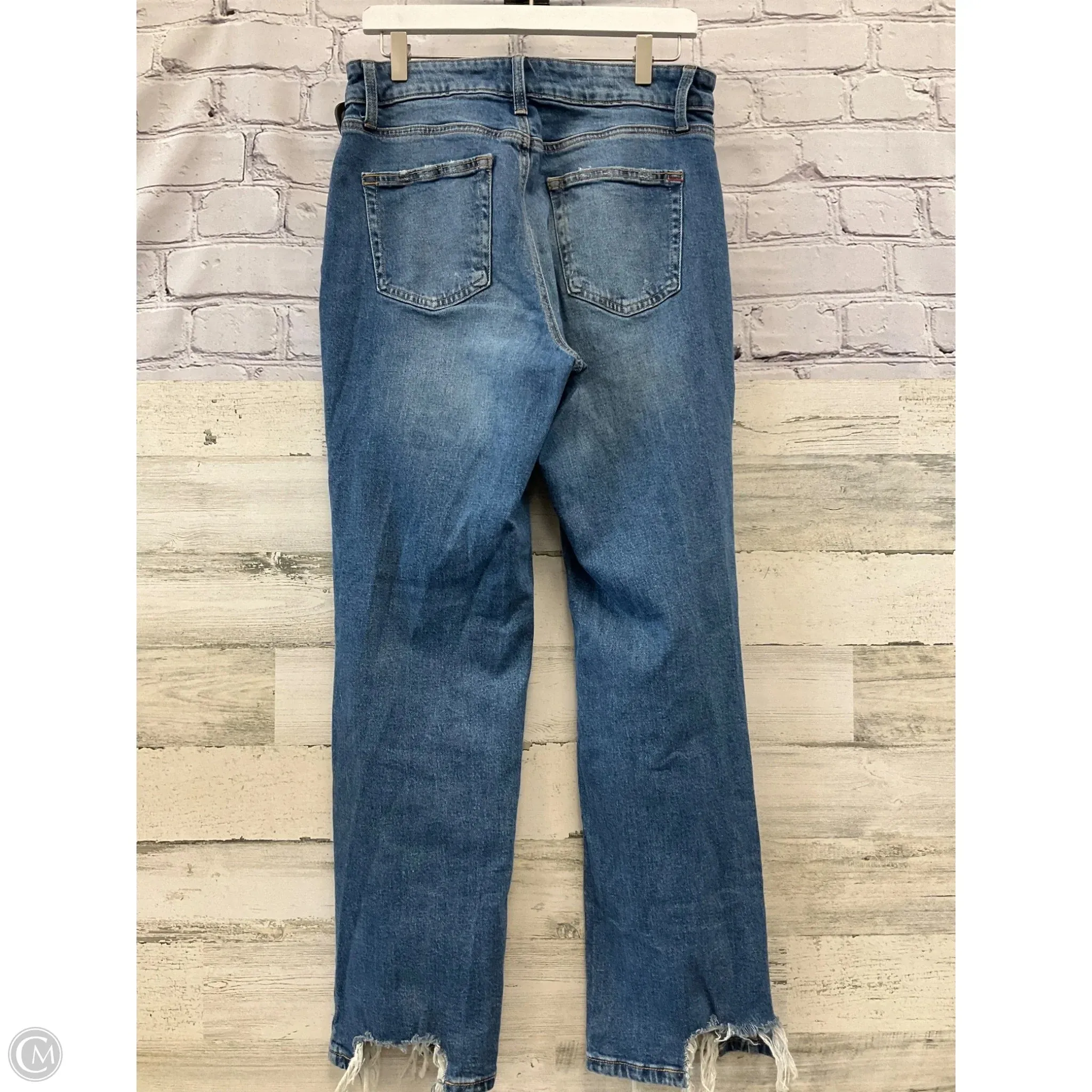 Jeans Straight By Clothes Mentor In Blue Denim, Size: 10