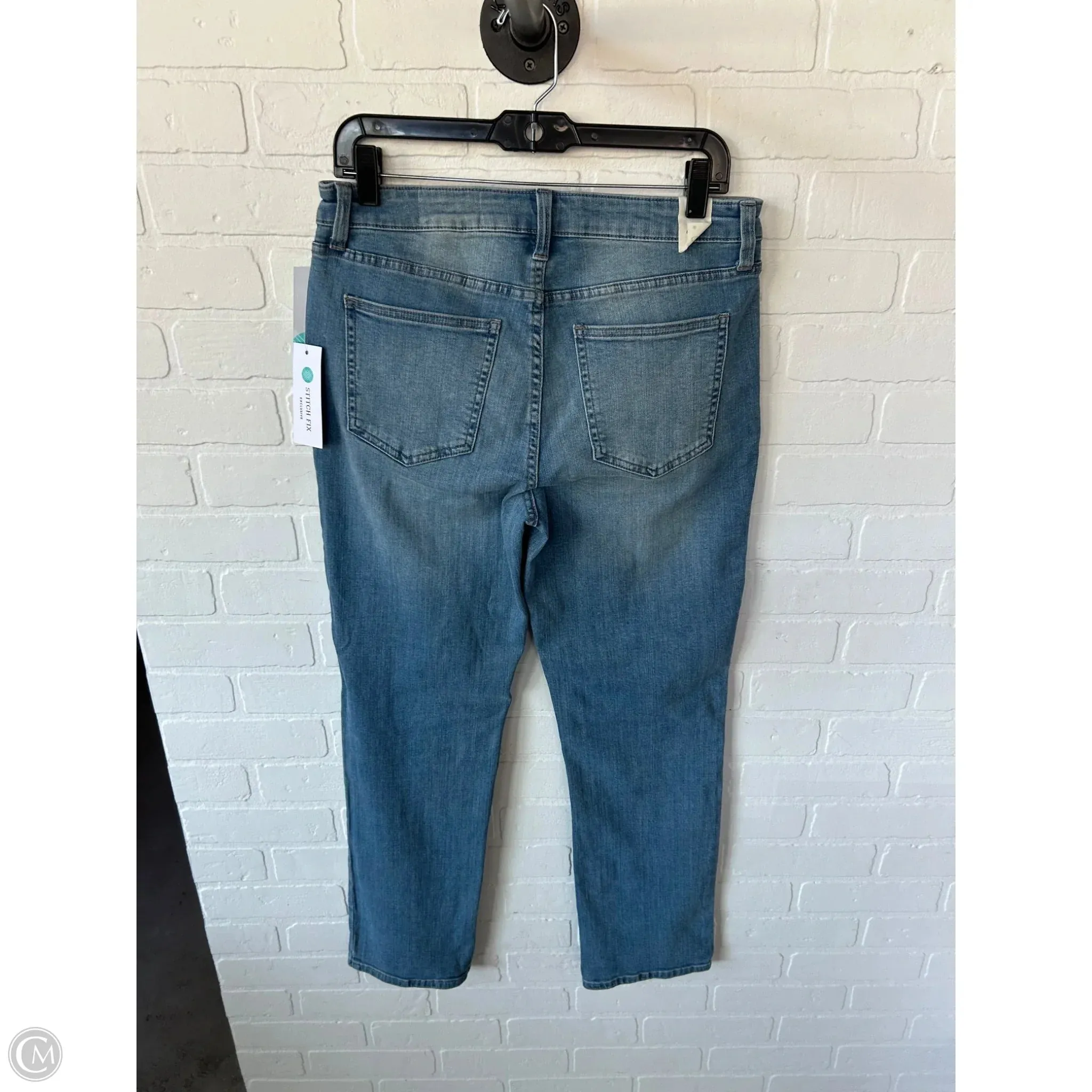 Jeans Straight By Clothes Mentor In Blue Denim, Size: 10