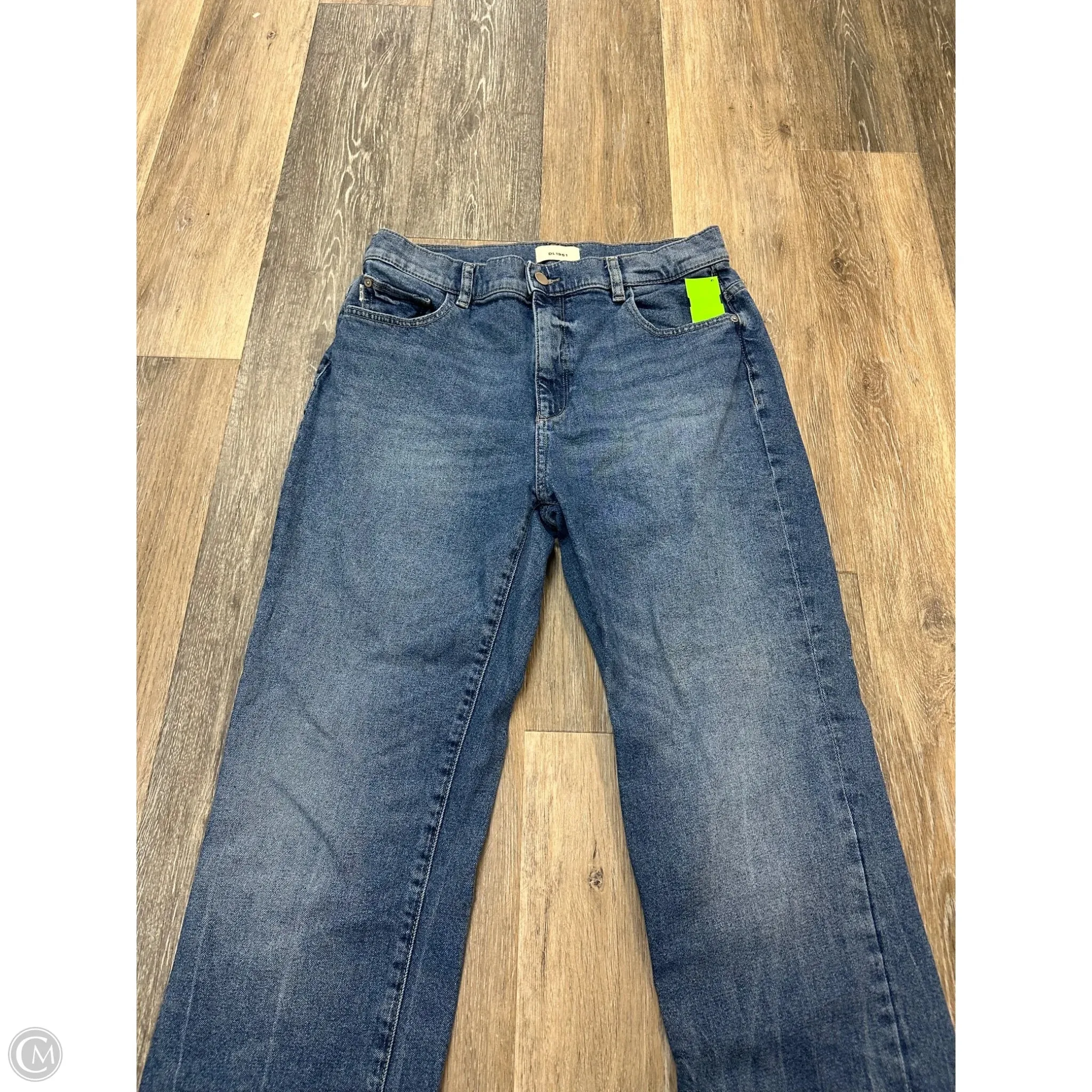 Jeans Straight By Dl1961 In Blue Denim, Size: 10