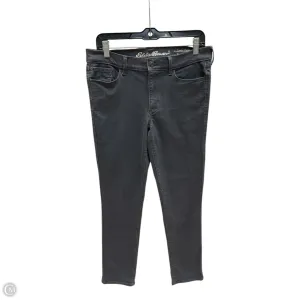 Jeans Straight By Eddie Bauer In Grey, Size: 10