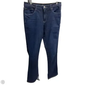 Jeans Straight By Express In Blue, Size: 14