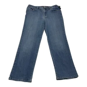 Jeans Straight By Gloria Vanderbilt In Blue Denim, Size: 10p