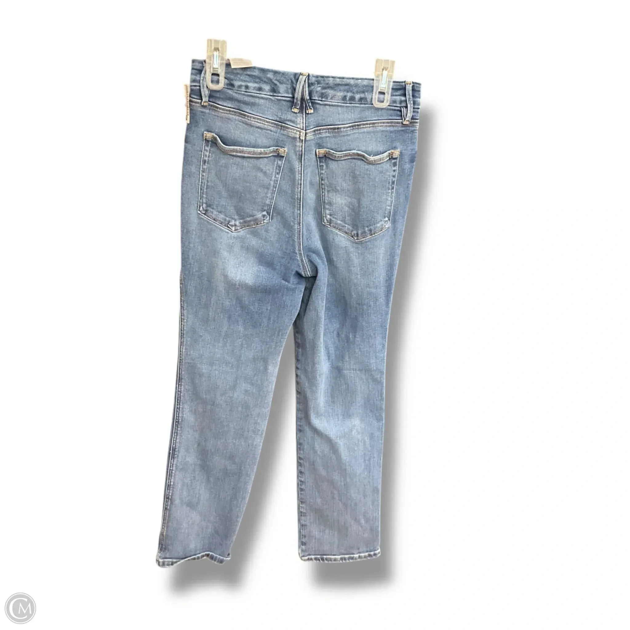 Jeans Straight By Good American In Blue, Size: 8