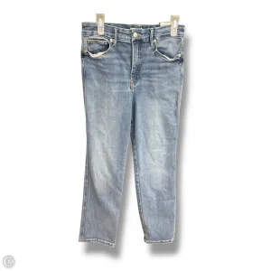 Jeans Straight By Good American In Blue, Size: 8
