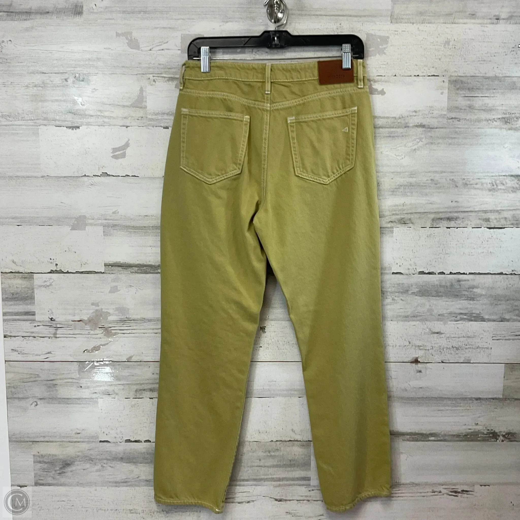Jeans Straight By HIDDEN In Green Denim, Size: 6