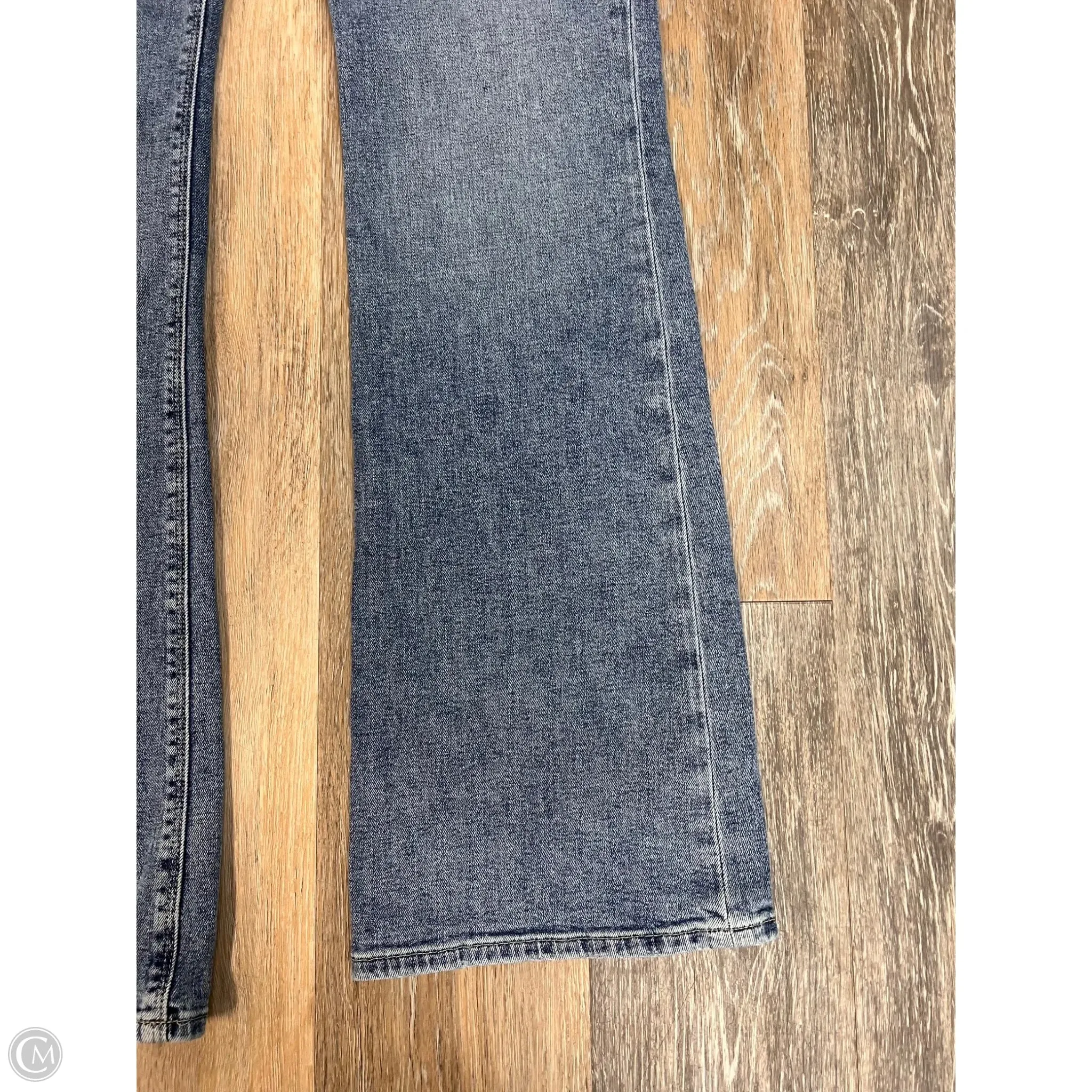 Jeans Straight By Hudson In Blue Denim, Size: 10/30