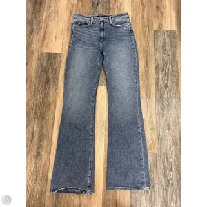 Jeans Straight By Hudson In Blue Denim, Size: 10/30