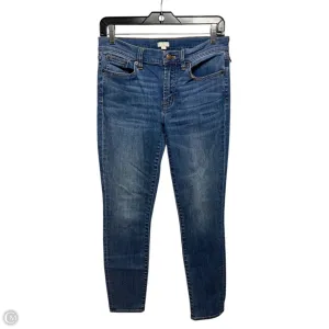 Jeans Straight By J. Crew In Blue Denim, Size: 4