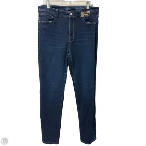 Jeans Straight By J. Jill In Blue Denim, Size: 14