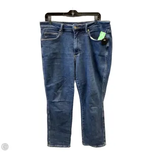 Jeans Straight By Judy Blue In Blue Denim, Size: 16