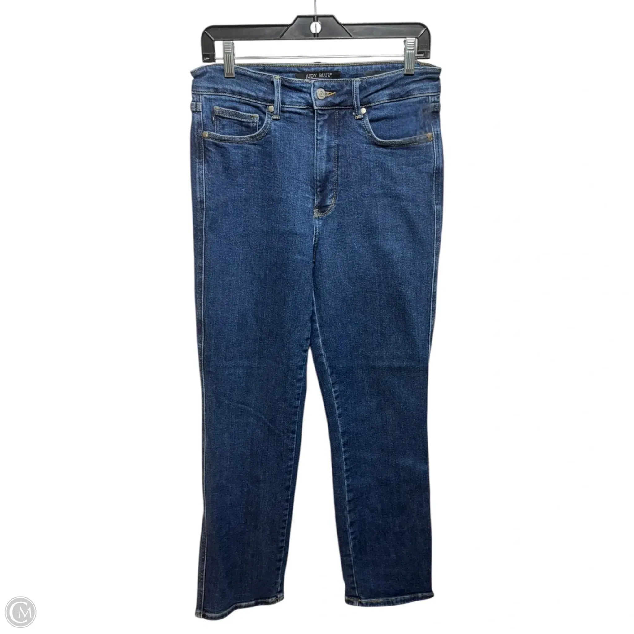 Jeans Straight By Judy Blue In Blue Denim, Size: 8