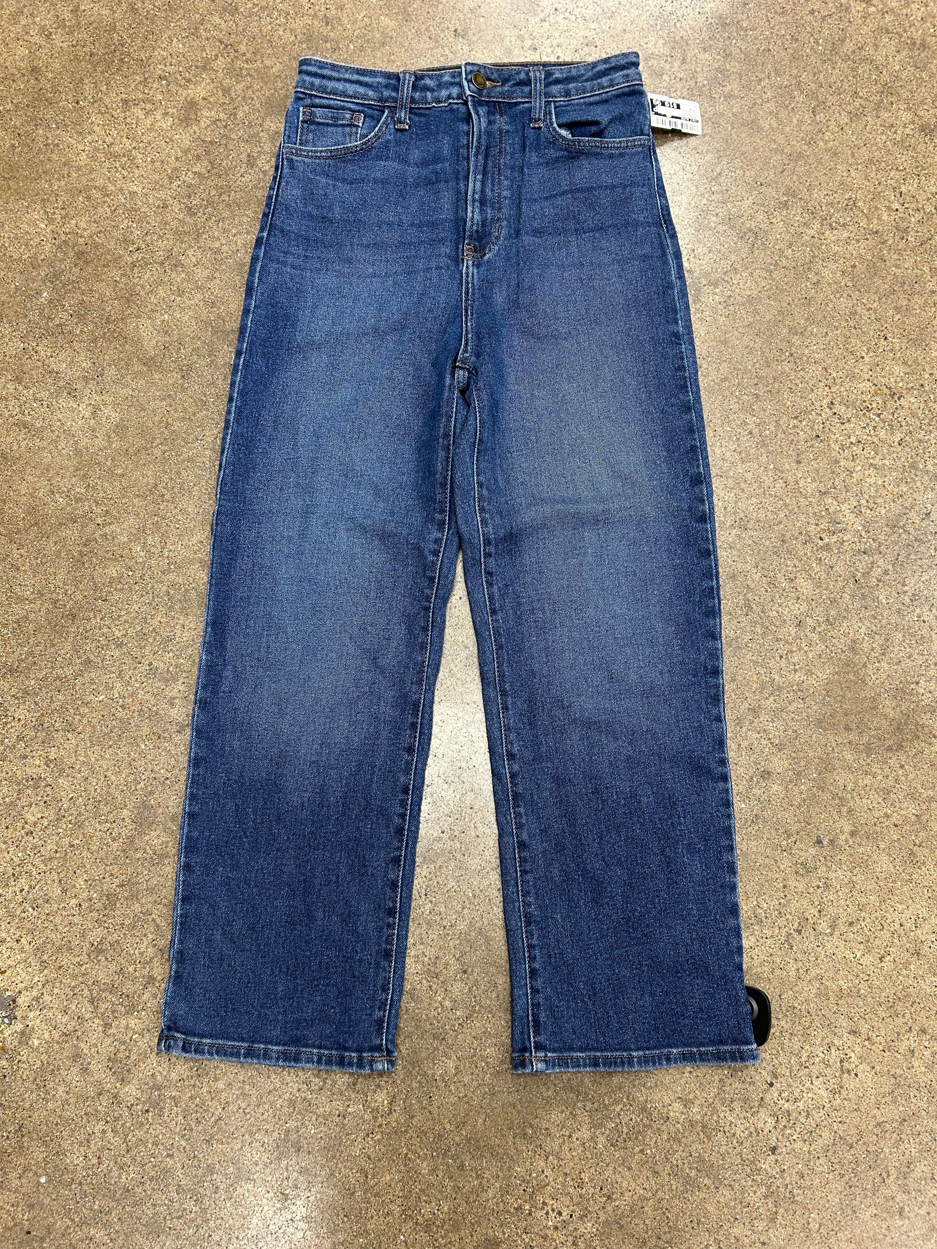 Jeans Straight By Just Black In Blue Denim, Size:4