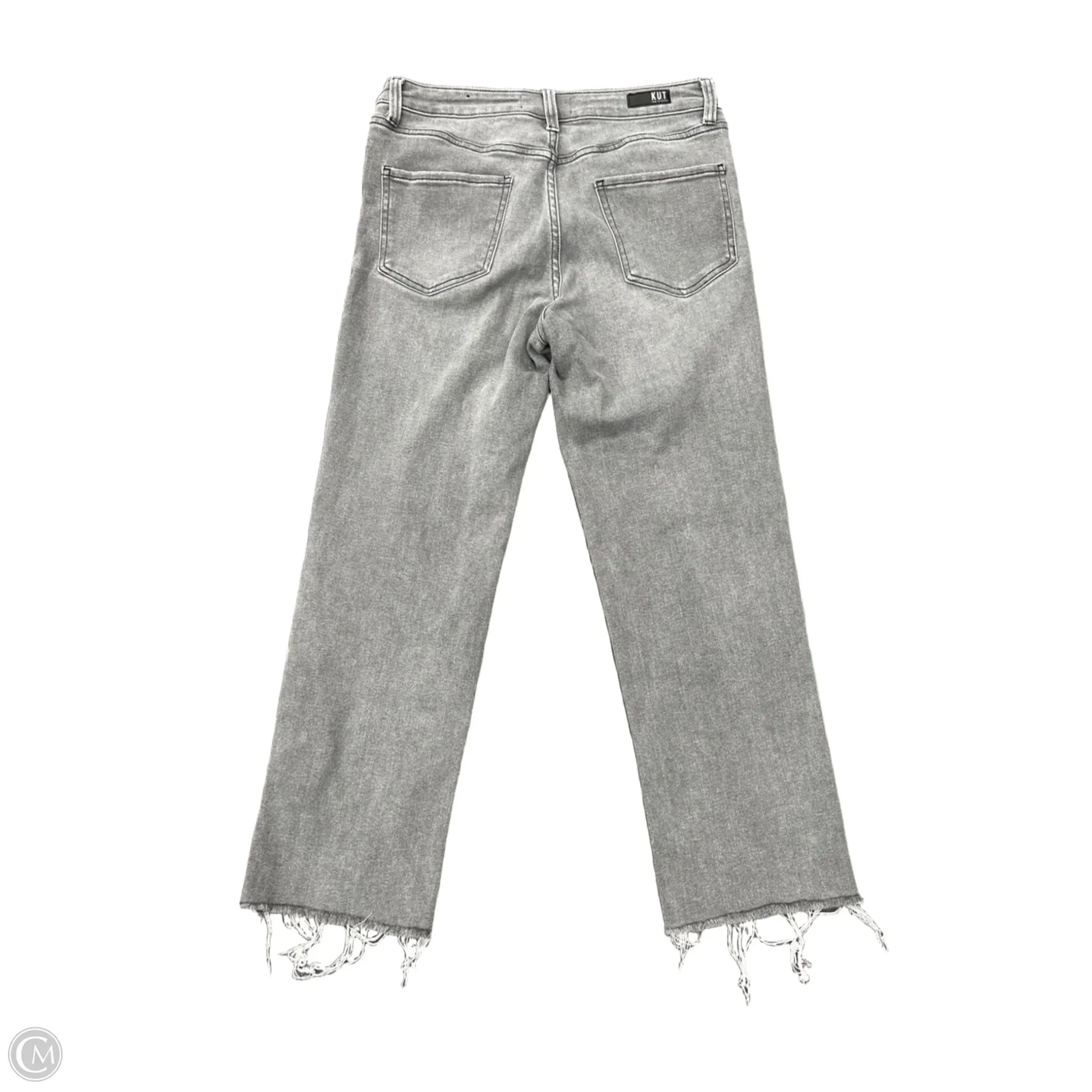 Jeans Straight By Kut In Grey, Size: 8