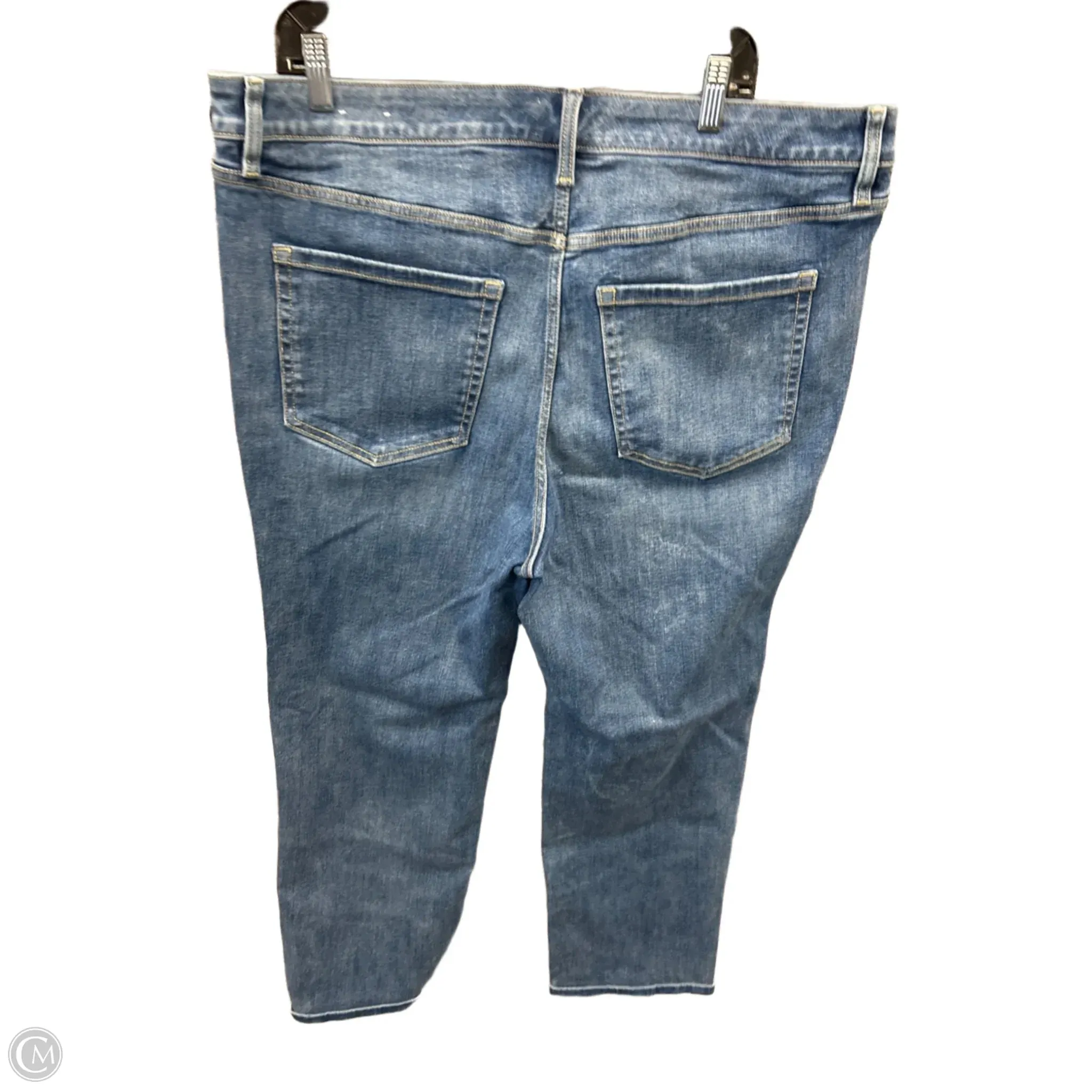 Jeans Straight By Lane Bryant In Blue Denim, Size: 18