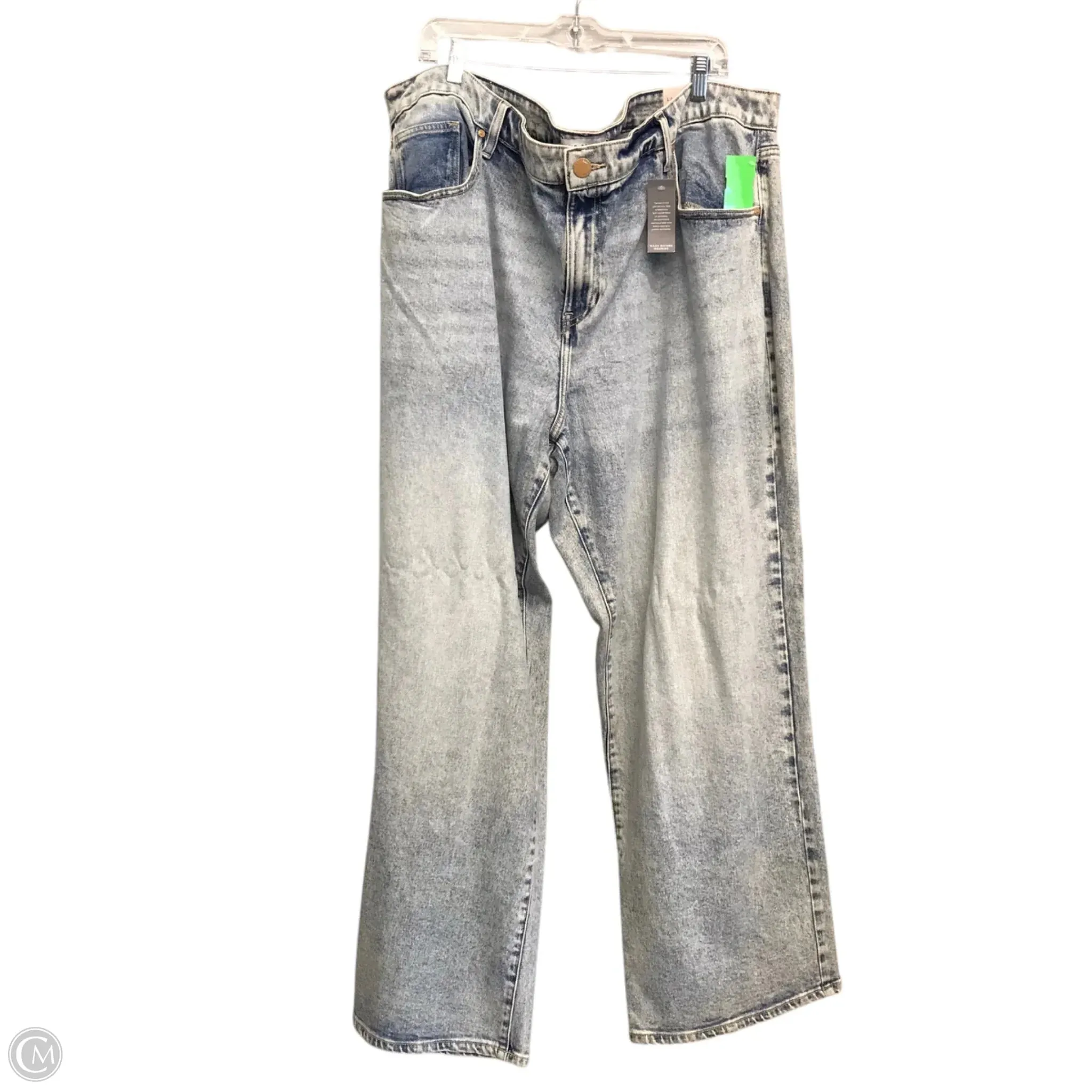 Jeans Straight By Lane Bryant In Blue Denim, Size: 24