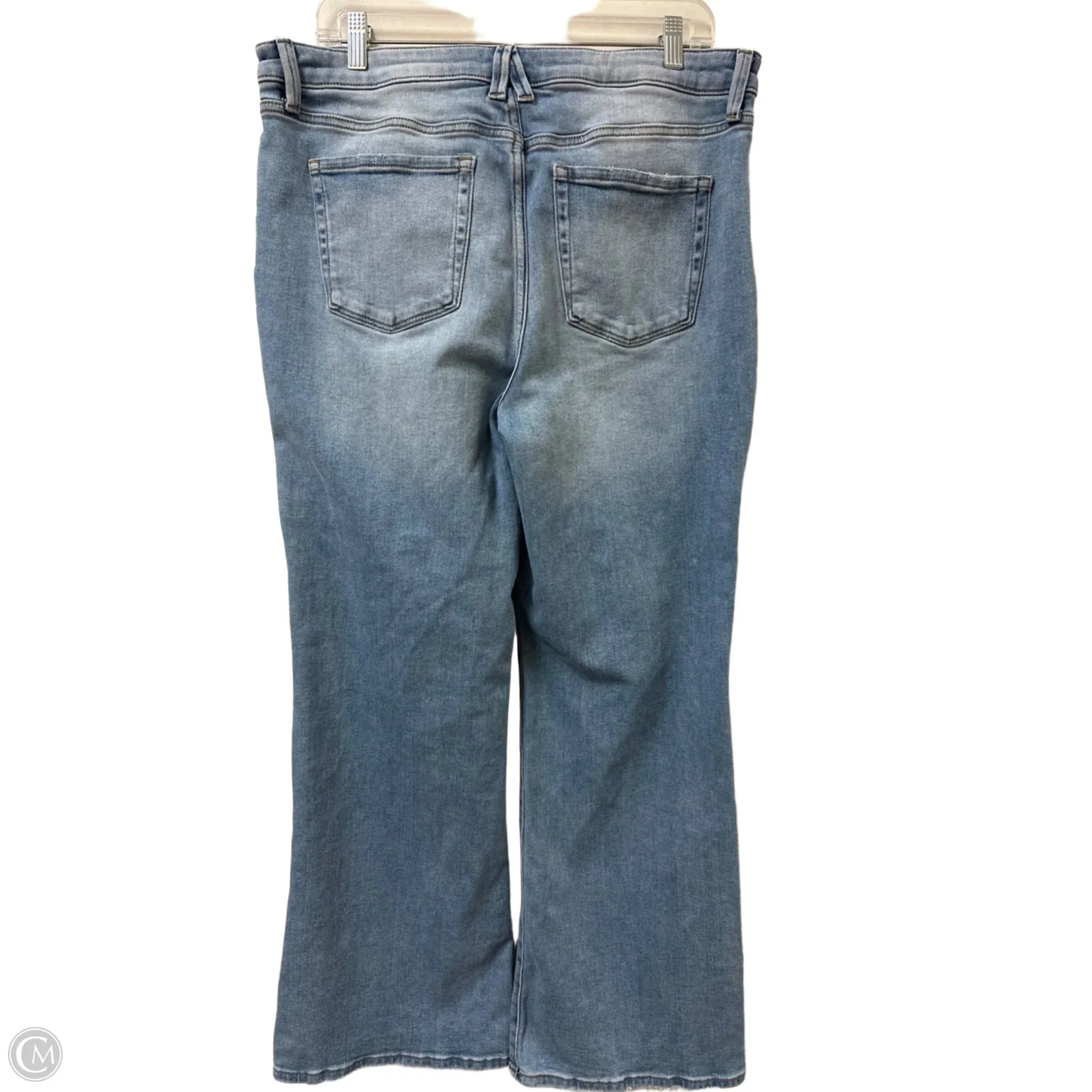 Jeans Straight By Lc Lauren Conrad In Blue Denim, Size: 16