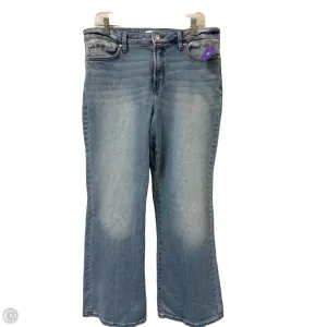 Jeans Straight By Lc Lauren Conrad In Blue Denim, Size: 16