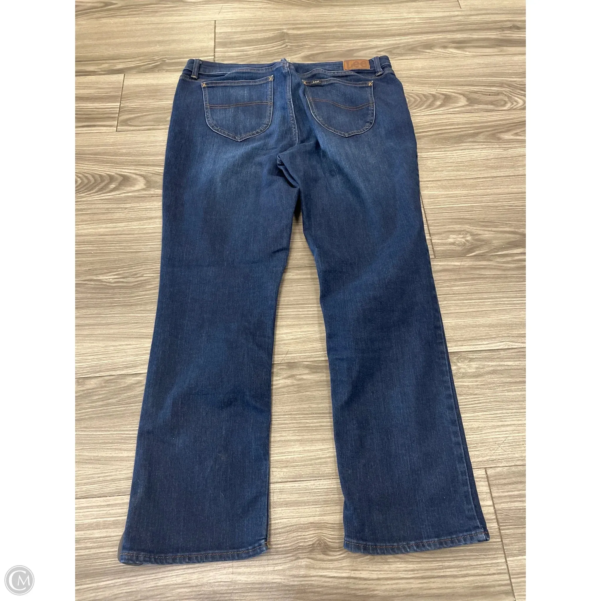 Jeans Straight By Lee In Blue, Size: 16