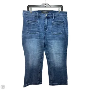 Jeans Straight By Liverpool In Blue Denim, Size: 14p