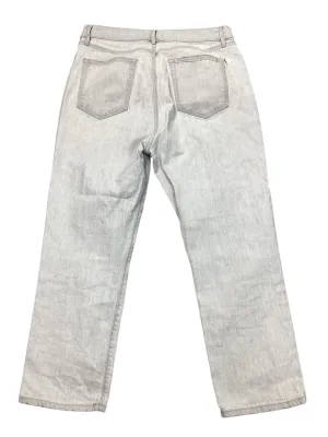 Jeans Straight By Loft In Grey Denim, Size:12